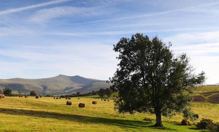 view of Pen y Fan in the Brecon Beacons